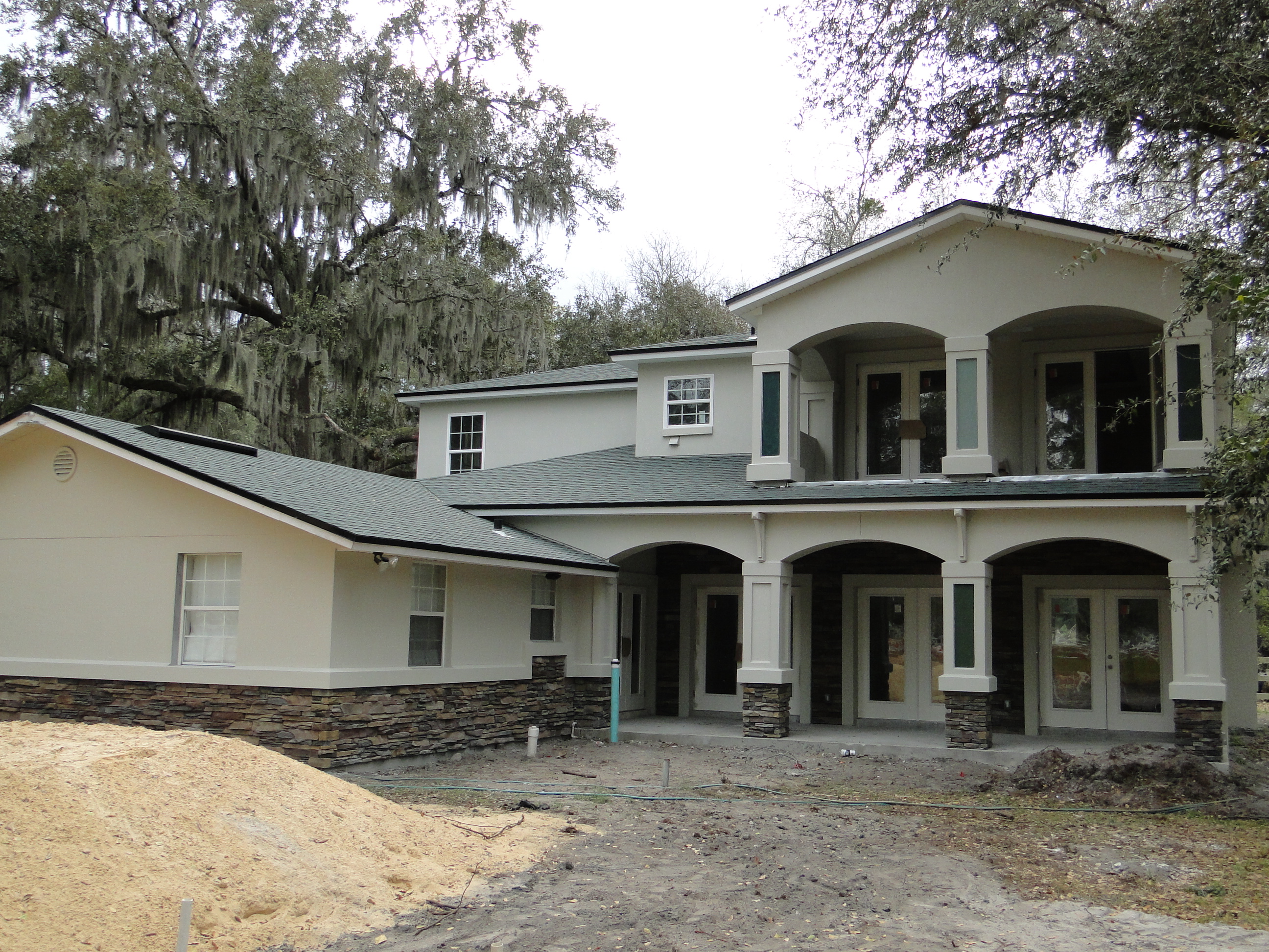 Rear Elevation After The Renovation Is Complete