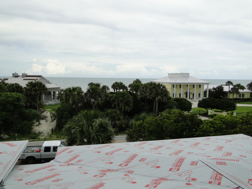 Ocean view from the roof deck!
